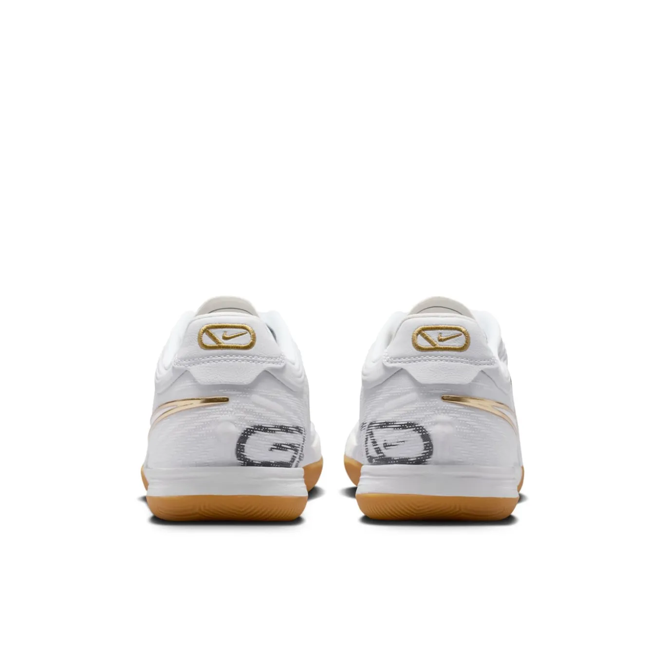 Nike Tiempo Reactgato Zaalvoetbalschoenen (IN) Wit Goud