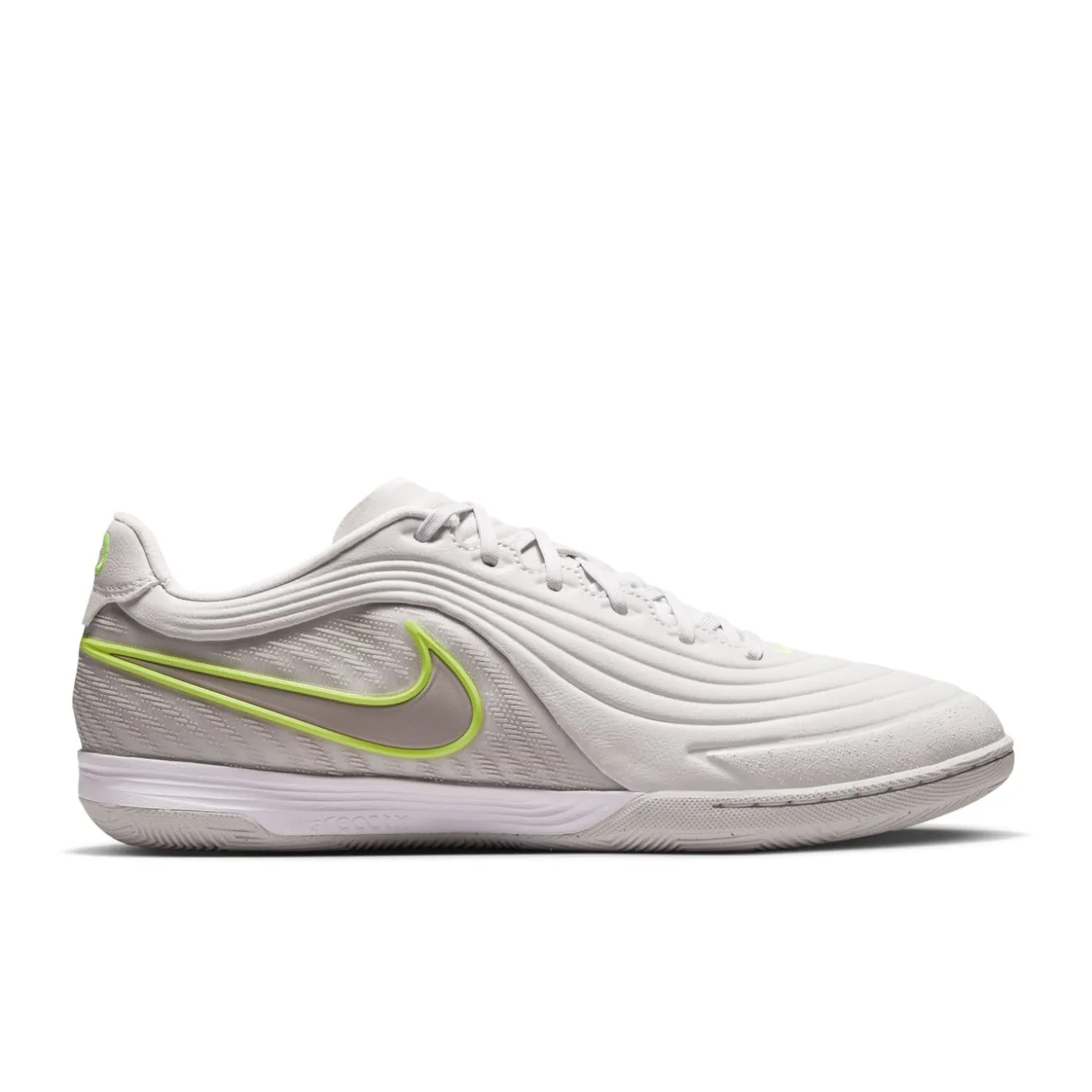 Nike Tiempo Reactgato Zaalvoetbalschoenen (IN) Lichtgrijs Limoen