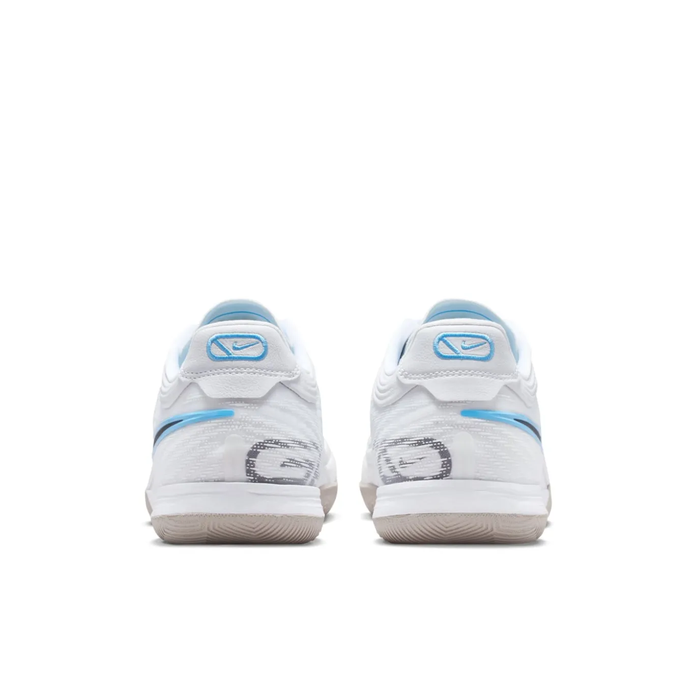 Nike Tiempo Reactgato Zaalvoetbalschoenen (IN) Wit Lichtblauw Zwart Grijs