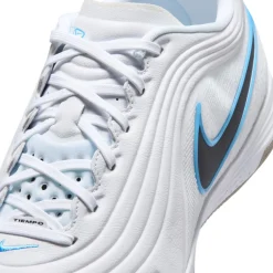 Nike Tiempo Reactgato Zaalvoetbalschoenen (IN) Wit Lichtblauw Zwart Grijs
