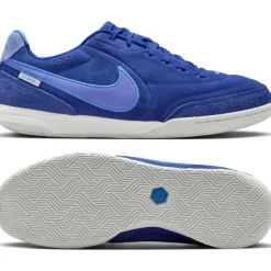 Nike Tiempo Streetgato Premium Straatvoetbalschoenen Blauw Paarsblauw Lichtblauw