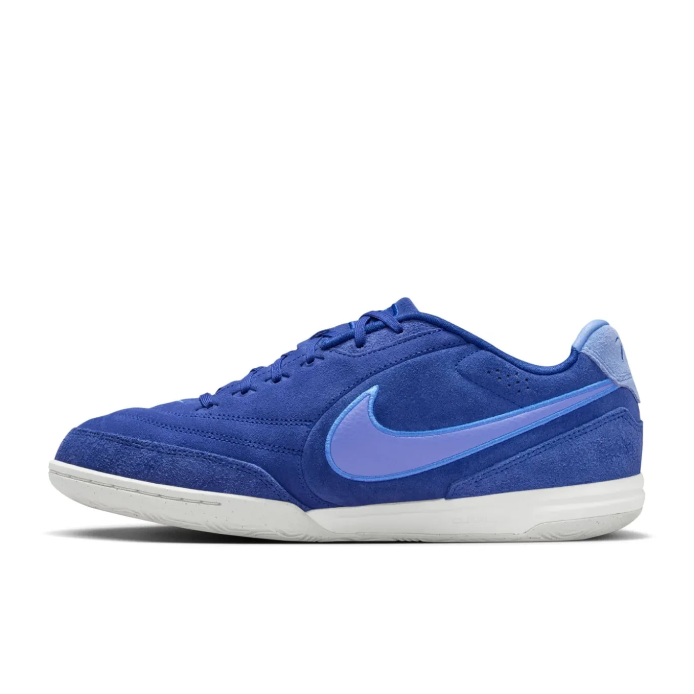 Nike Tiempo Streetgato Premium Straatvoetbalschoenen Blauw Paarsblauw Lichtblauw