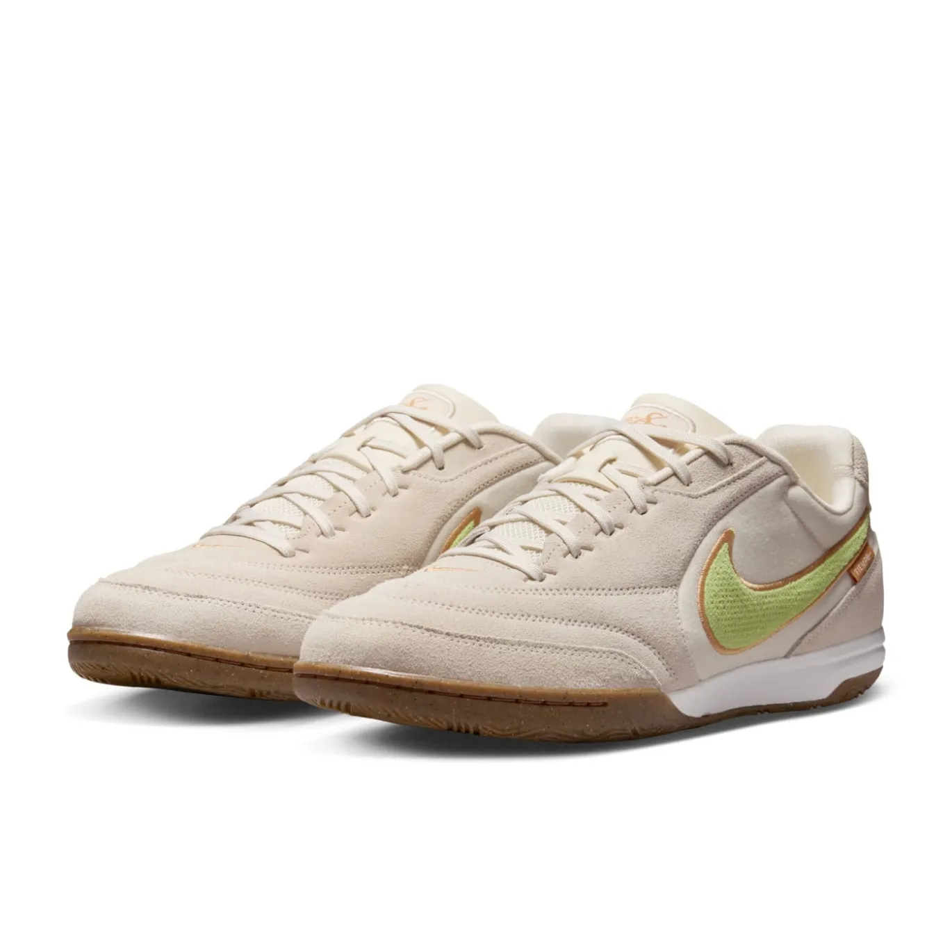 Nike Tiempo Streetgato Premium Straatvoetbalschoenen Beige Lemon Moon Particle