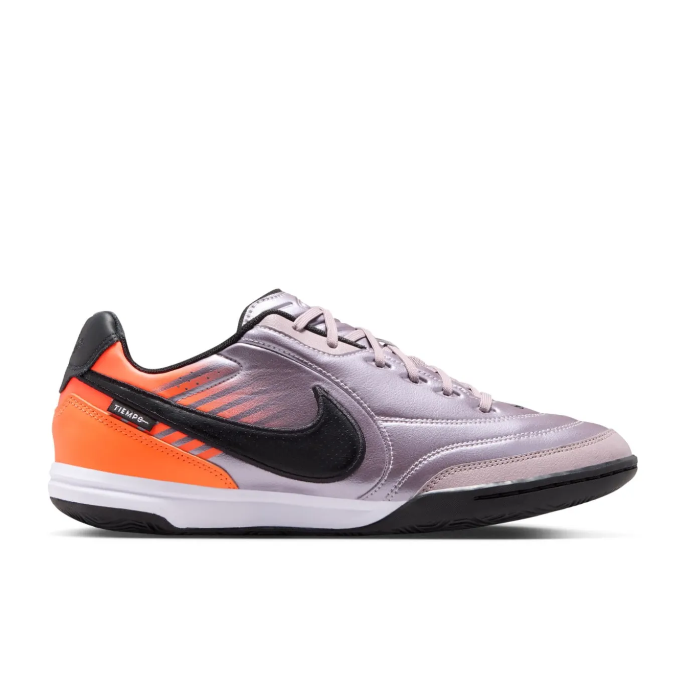 Nike Tiempo Streetgato Premium Straatvoetbalschoenen Lichtpaars Zwart Oranje