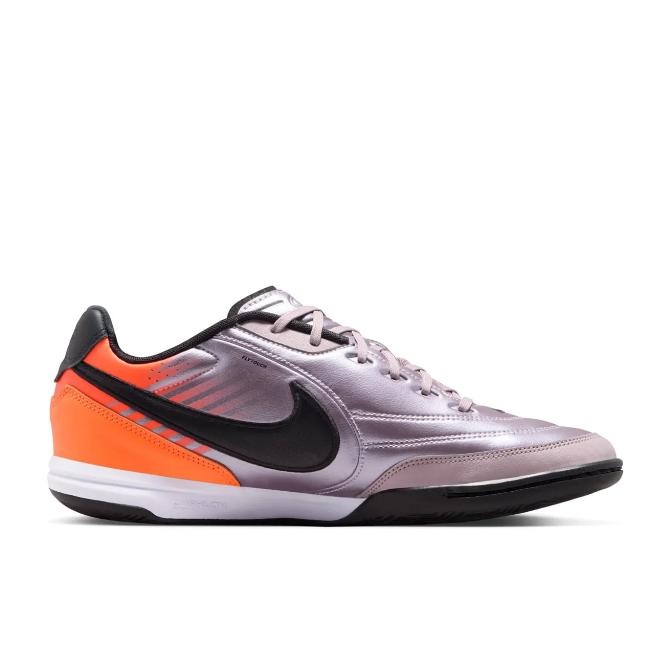 Nike Tiempo Streetgato Premium Straatvoetbalschoenen Lichtpaars Zwart Oranje