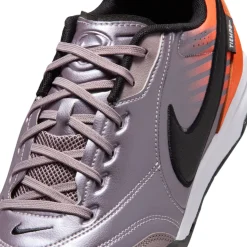 Nike Tiempo Streetgato Premium Straatvoetbalschoenen Lichtpaars Zwart Oranje