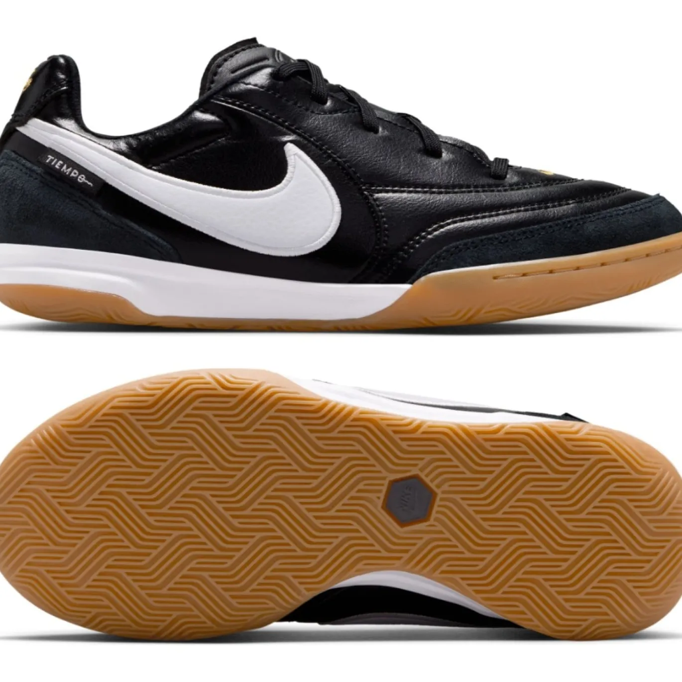Nike Tiempo Streetgato Straatvoetbalschoenen Kids Zwart Wit