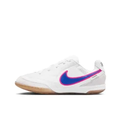 Nike Tiempo Streetgato Straatvoetbalschoenen Kids Wit Blauw Felroze