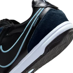 Nike Tiempo Street Gato Straatvoetbalschoenen Zwart Obsidian Lichtblauw