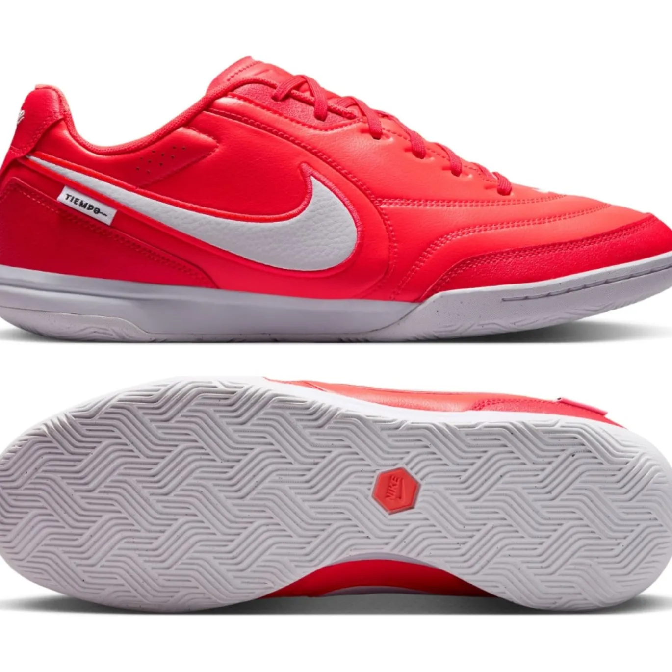 Nike Tiempo Streetgato Straatvoetbalschoenen Rood Wit