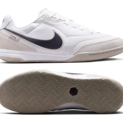 Nike Tiempo Streetgato Straatvoetbalschoenen Wit Beige Zwart