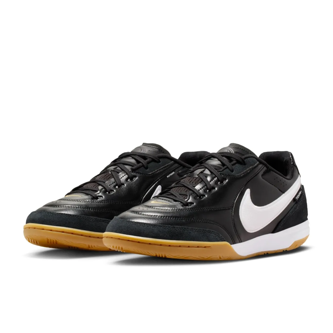 Nike Tiempo Streetgato Zaalvoetbalschoenen (IN) Zwart Wit
