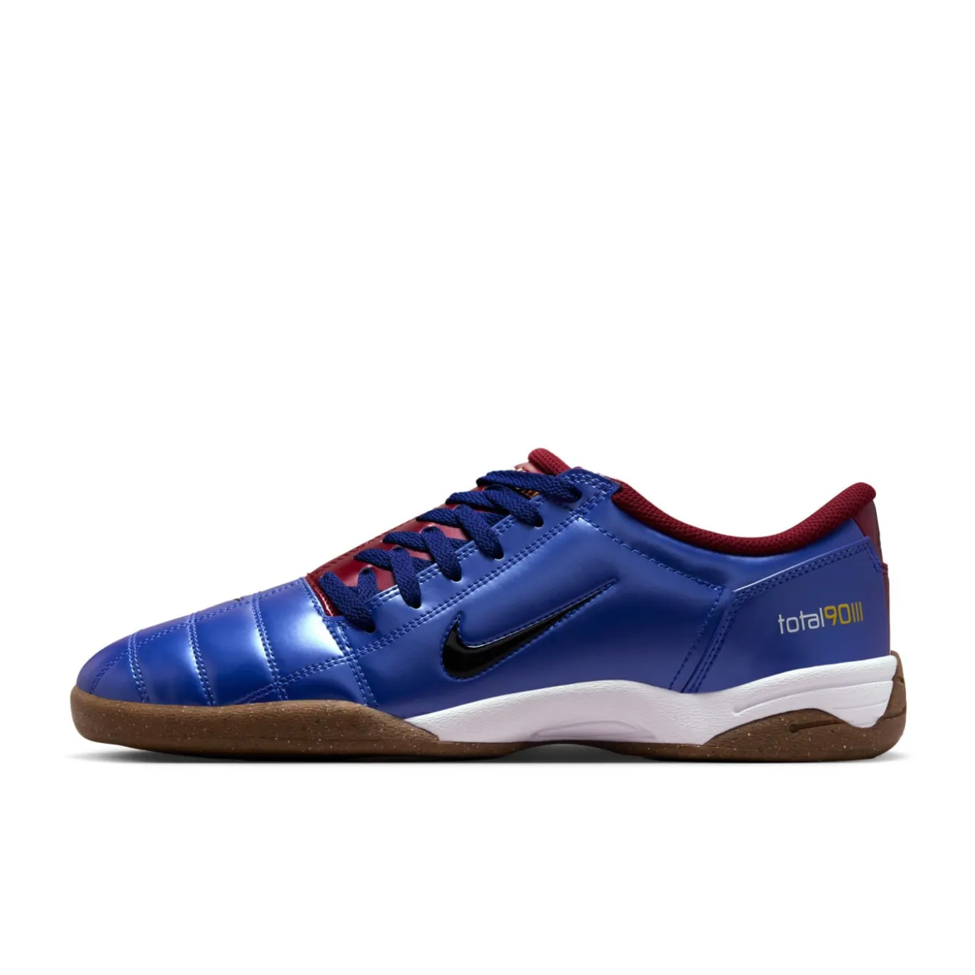 Nike Total 90 Blauw Bordeauxrood Geel