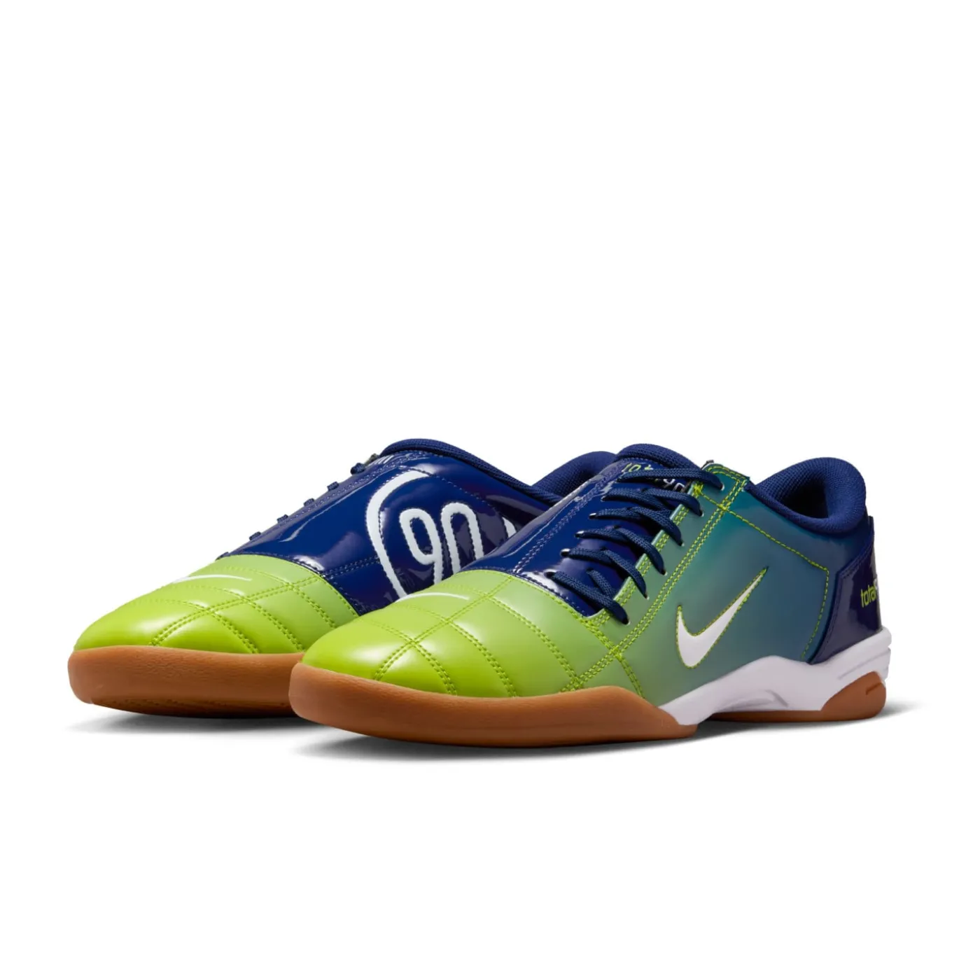 Nike Total 90 Donkerblauw Neongroen Wit