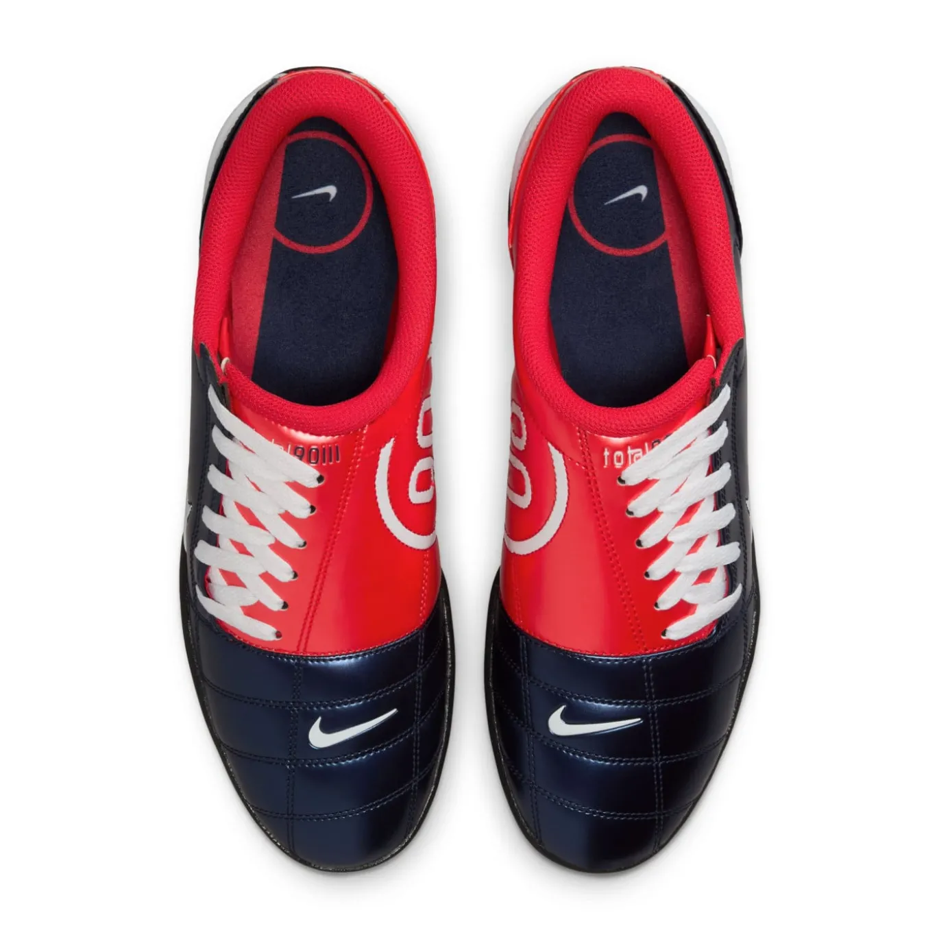 Nike Total 90 Donkerblauw Rood Wit Zwart