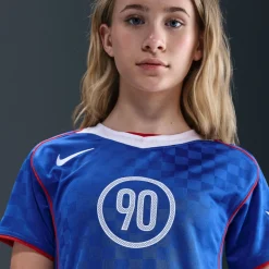 Nike Total 90 Trainingsshirt Kids Blauw Wit Rood