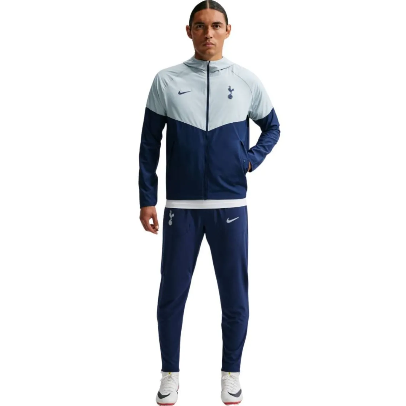 Nike Tottenham Hotspur City Side Trainingspak 2026-2027 Donkerblauw Lichtblauw Wit
