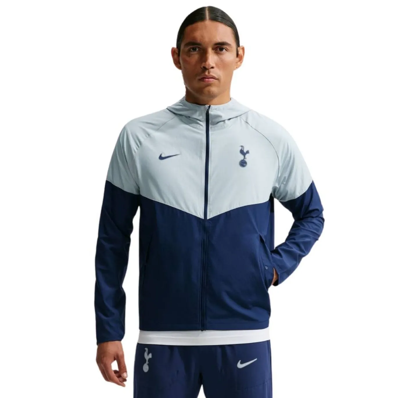 Nike Tottenham Hotspur City Side Trainingspak 2026-2027 Donkerblauw Lichtblauw Wit