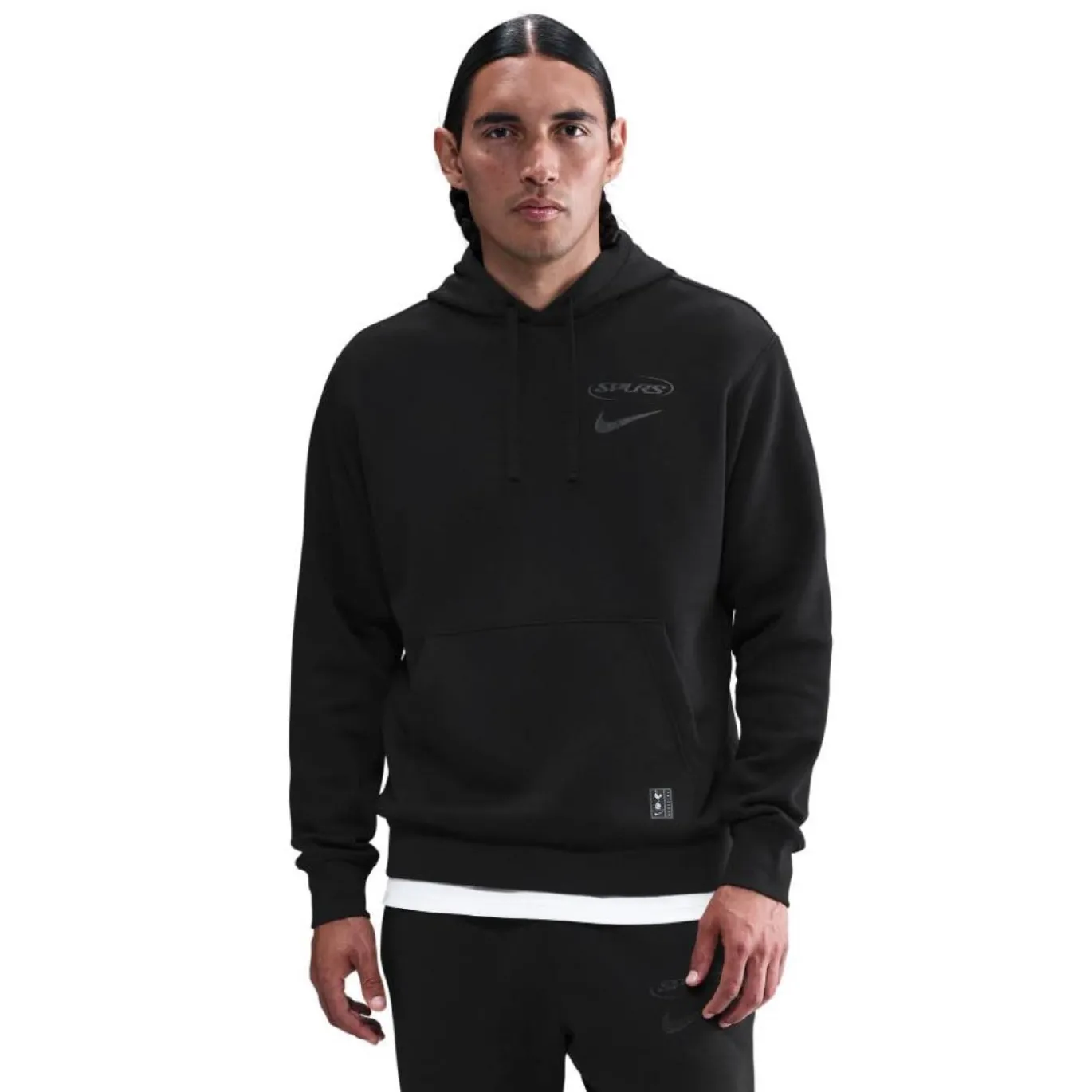 Nike Tottenham Hotspur Club Hoodie 2025-2026 Zwart