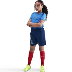 Nike Tottenham Hotspur Strike Trainingsbroekje 2025-2026 Kids Donkerblauw Blauw Felgeel