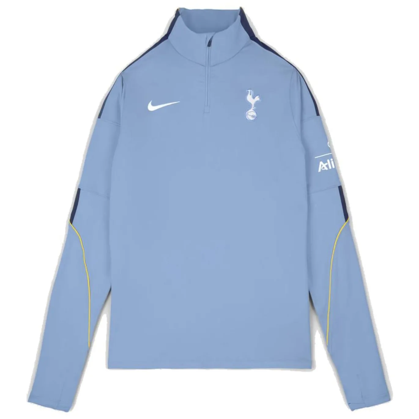 Nike Tottenham Hotspur Strike Trainingstrui 1/4-Zip 2026-2027 Lichtblauw Donkerblauw Wit