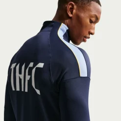 Nike Tottenham Hotspur Strike Trainingstrui 1/4-Zip 2026-2027 Donkerblauw Lichtblauw Wit