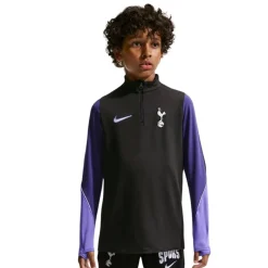 Nike Tottenham Hotspur Strike Trainingstrui 1/4-Zip 2026-2027 Kids Zwart Paars Wit