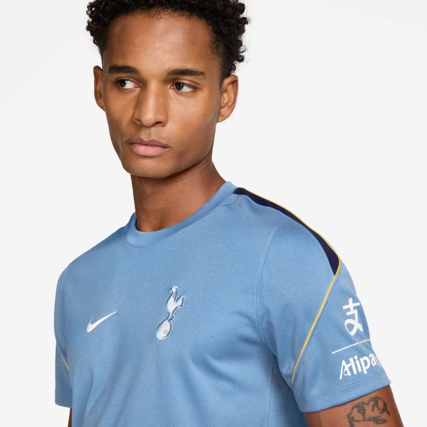 Nike Tottenham Hotspur Strike Trainingsset 2026-2027 Lichtblauw Donkerblauw Geel Wit