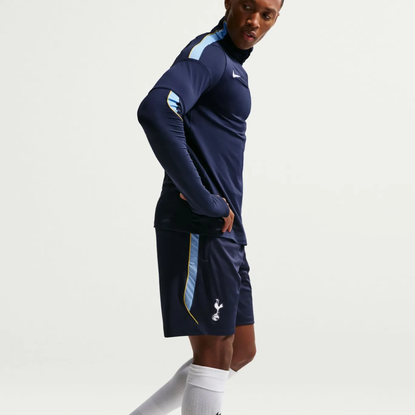 Nike Tottenham Hotspur Strike Trainingsset 2026-2027 Lichtblauw Donkerblauw Geel Wit