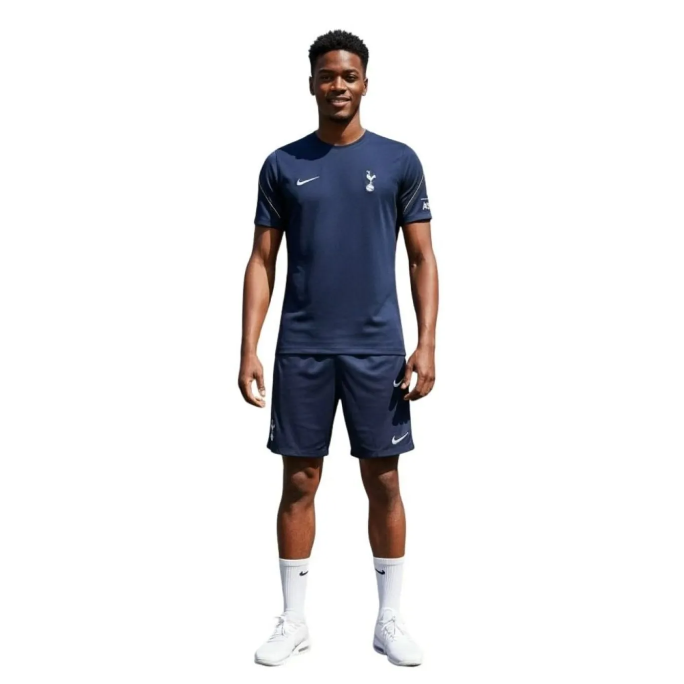 Nike Tottenham Hotspur Strike Trainingsset 2026-2027 Donkerblauw Lichtblauw Geel Wit