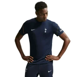 Nike Tottenham Hotspur Strike Trainingsshirt 2026-2027 Donkerblauw Geel Lichtblauw Wit