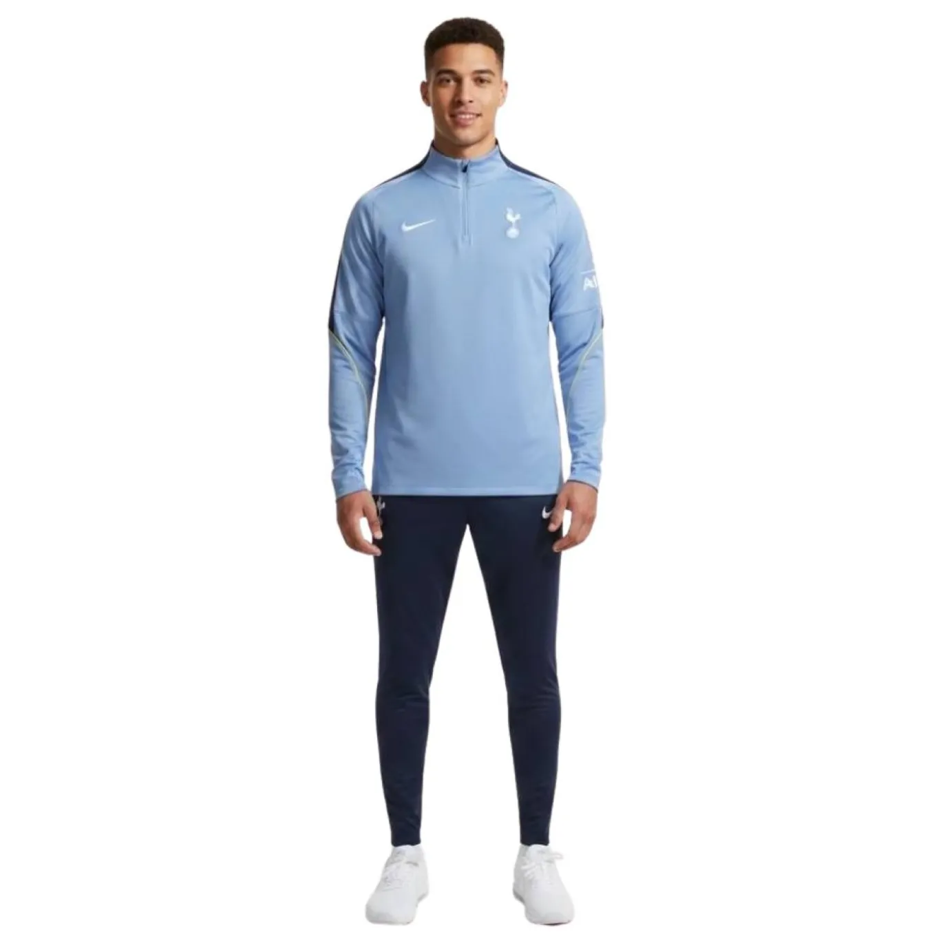 Nike Tottenham Hotspur Strike Trainingspak 1/4-Zip 2026-2027 Lichtblauw Donkerblauw Wit