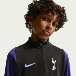 Nike Tottenham Hotspur Strike Trainingspak 1/4-Zip 2026-2027 Kids Zwart Paars Wit