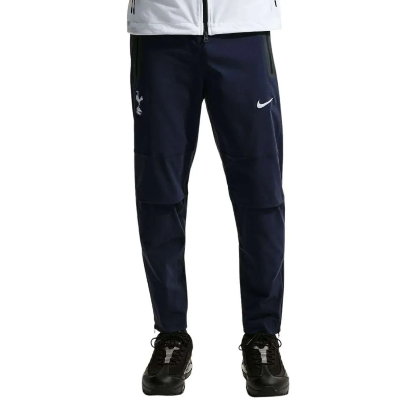 Nike Tottenham Hotspur Tech Woven Trainingsbroek 2026-2027 Donkerblauw Lichtblauw Wit