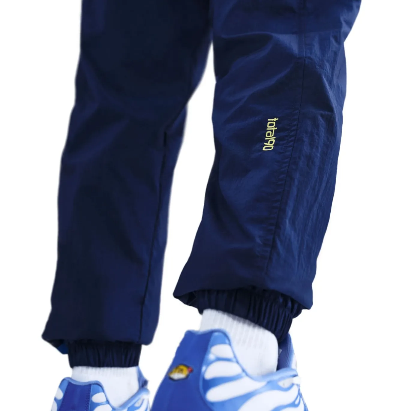 Nike Tottenham Hotspur Total 90 Crew Woven Trainingspak 2025-2026 Blauw Donkerblauw Felgeel