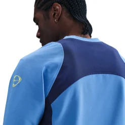 Nike Tottenham Hotspur Total 90 Crew Trainingstrui 2025-2026 Blauw Donkerblauw Felgeel
