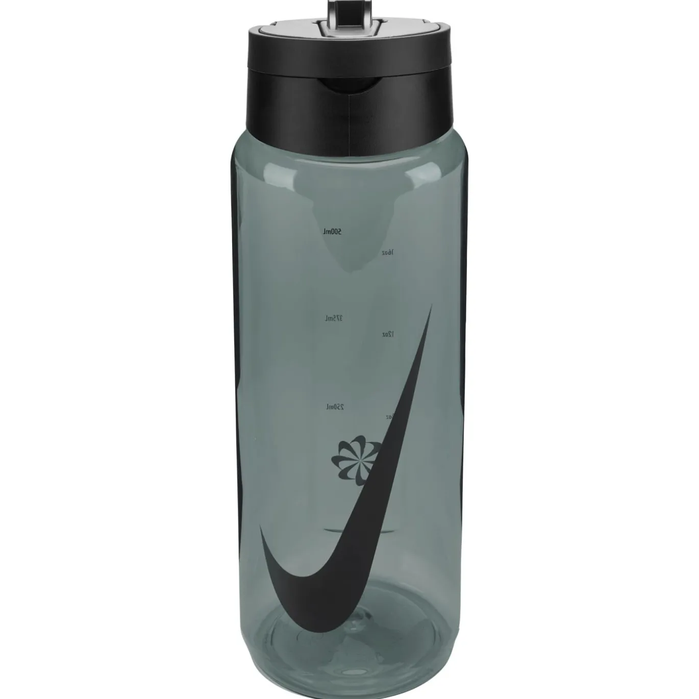 Nike TR Renew Recharge Straw Drinkfles 700ML Donkergroen Zwart