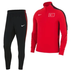 Nike Turkije Strike Trainingspak 1/4-Zip 2026-2028 Rood Zwart Wit