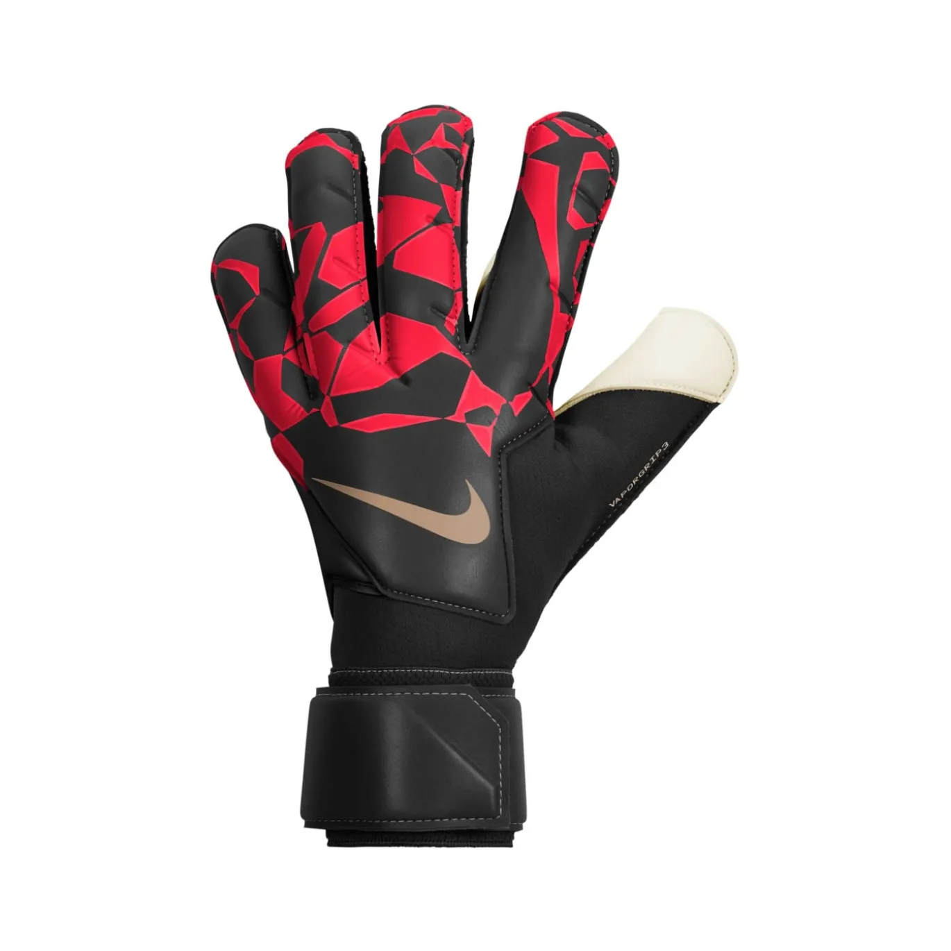 Nike Vapor Grip3 Keepershandschoenen Zwart Felrood Goud