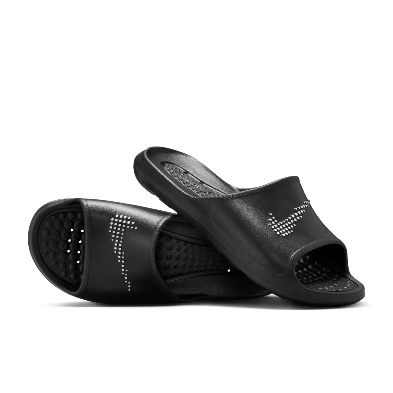 Nike Victori One Douche Slippers Zwart Wit