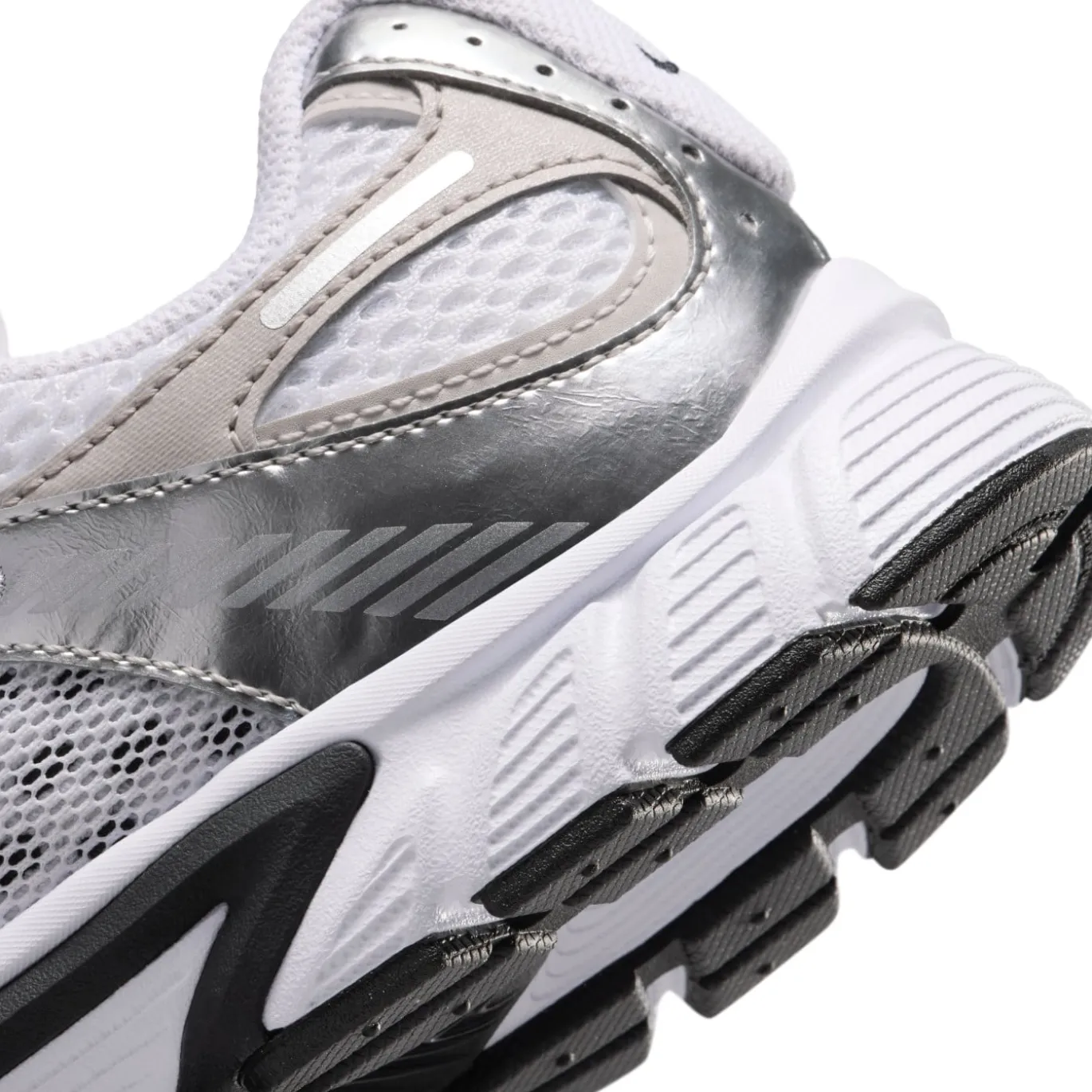 Nike V5 RNR Sneakers Kids Wit Zilvergrijs Zwart Grijs