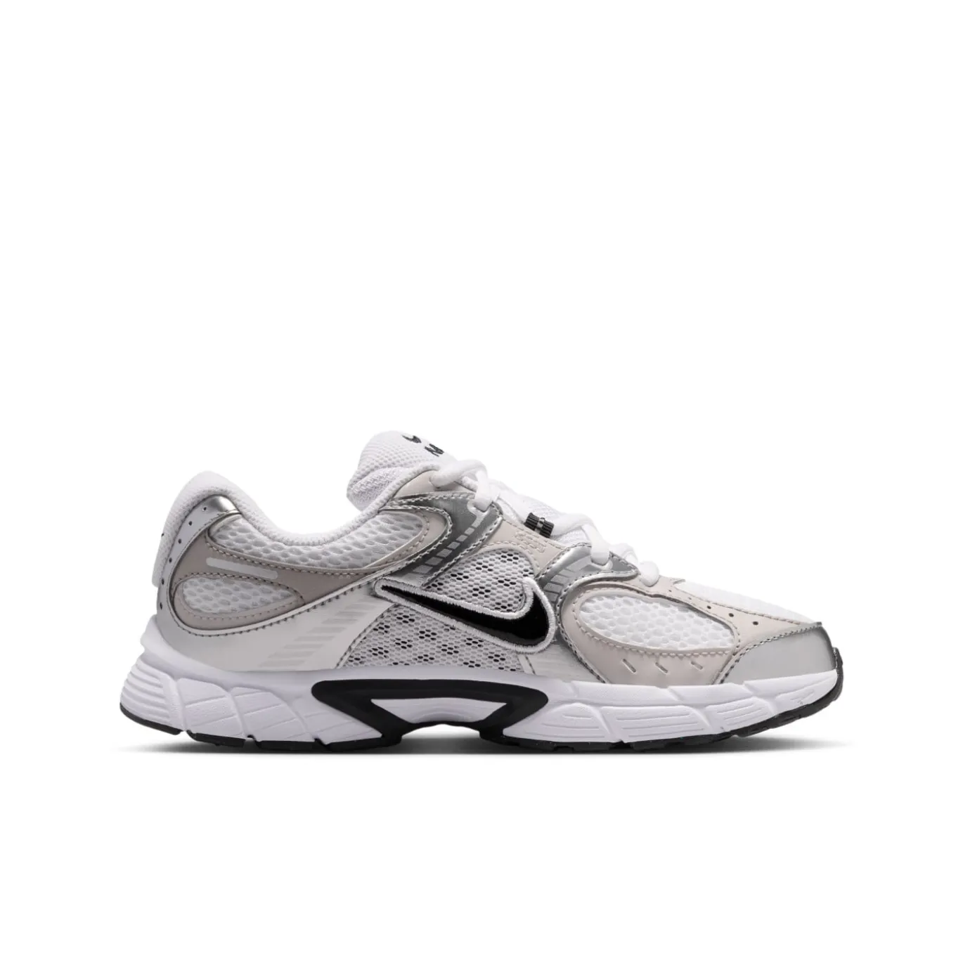 Nike V5 RNR Sneakers Kids Wit Zilvergrijs Zwart Grijs