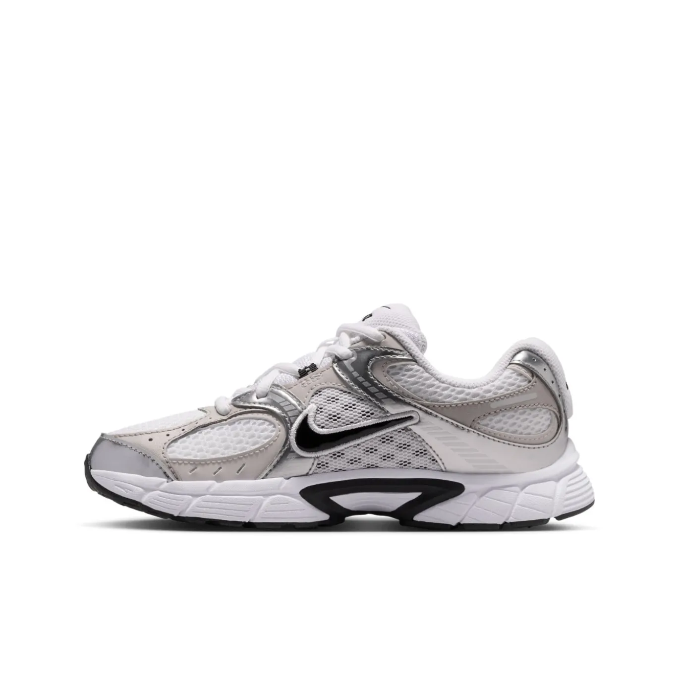 Nike V5 RNR Sneakers Kids Wit Zilvergrijs Zwart Grijs
