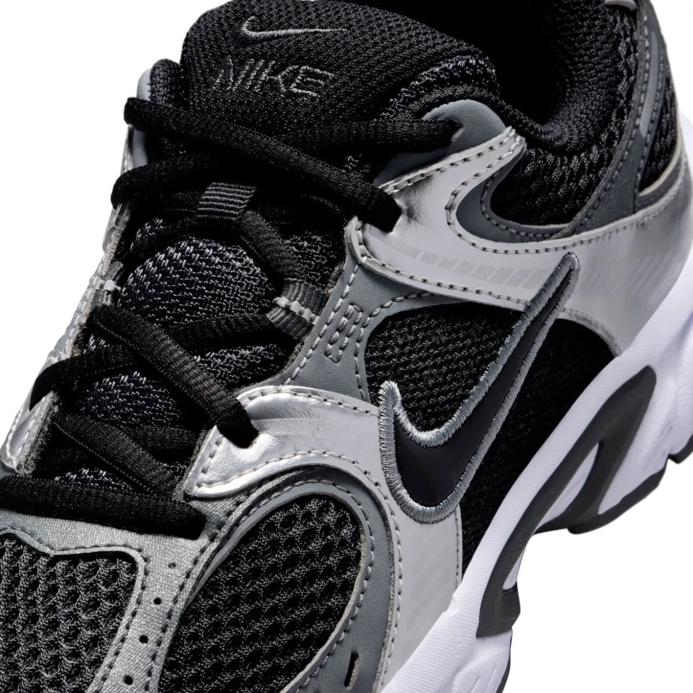 Nike V5 RNR Sneakers Kids Zwart Antraciet Metallic Silver