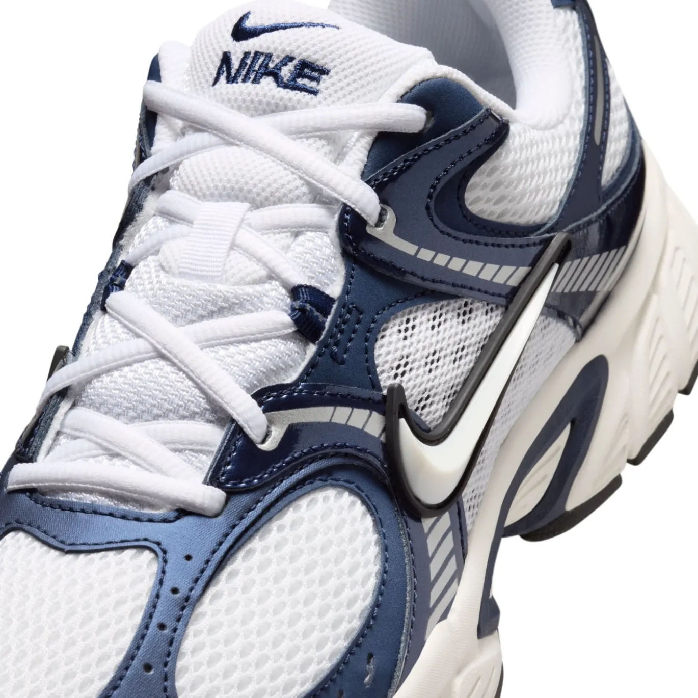 Nike V5 RNR Sneakers Wit Donkerblauw