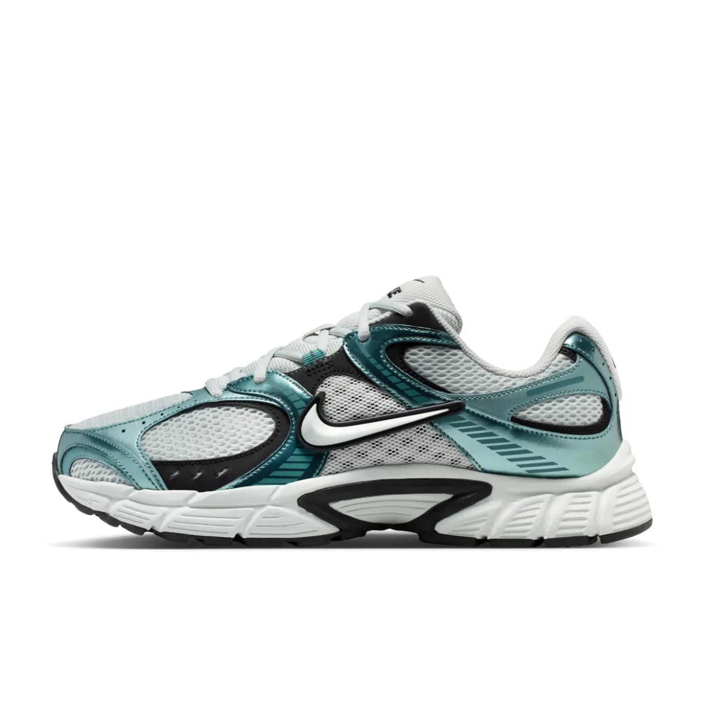 Nike V5 RNR Sneakers Wit Zwart Metallic Groen