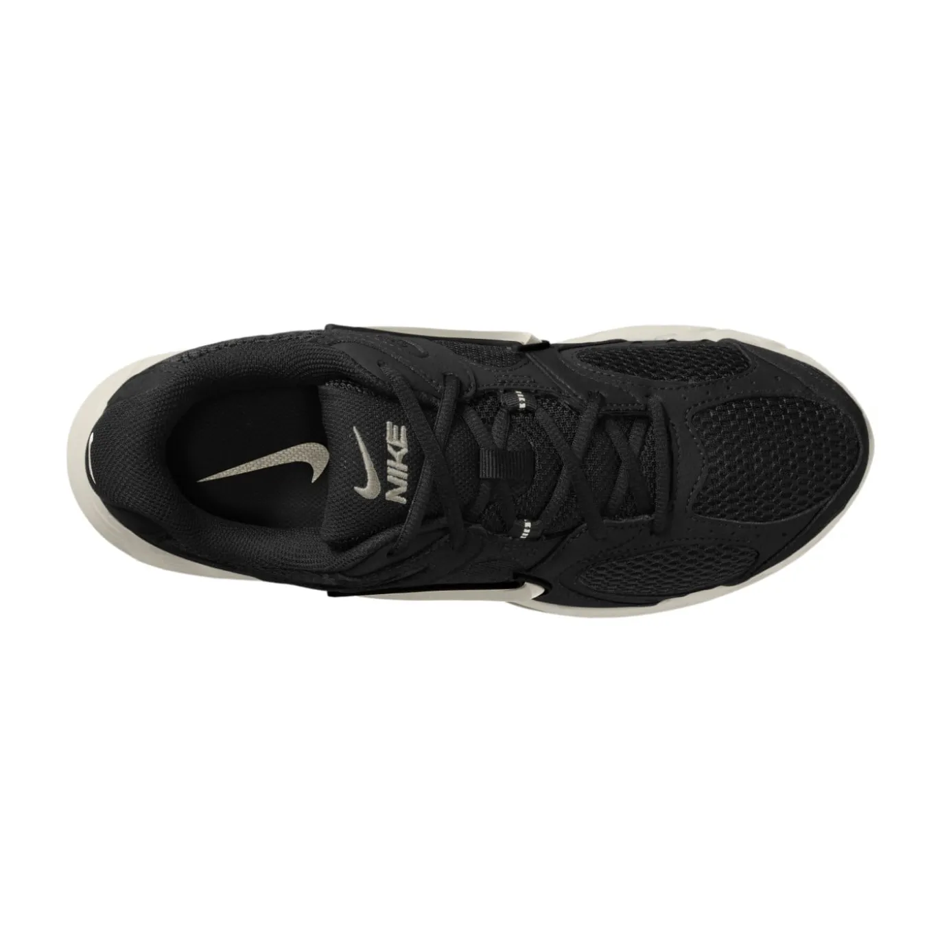 Nike V5 RNR Sneakers Zwart Wit Gum Medium Brown