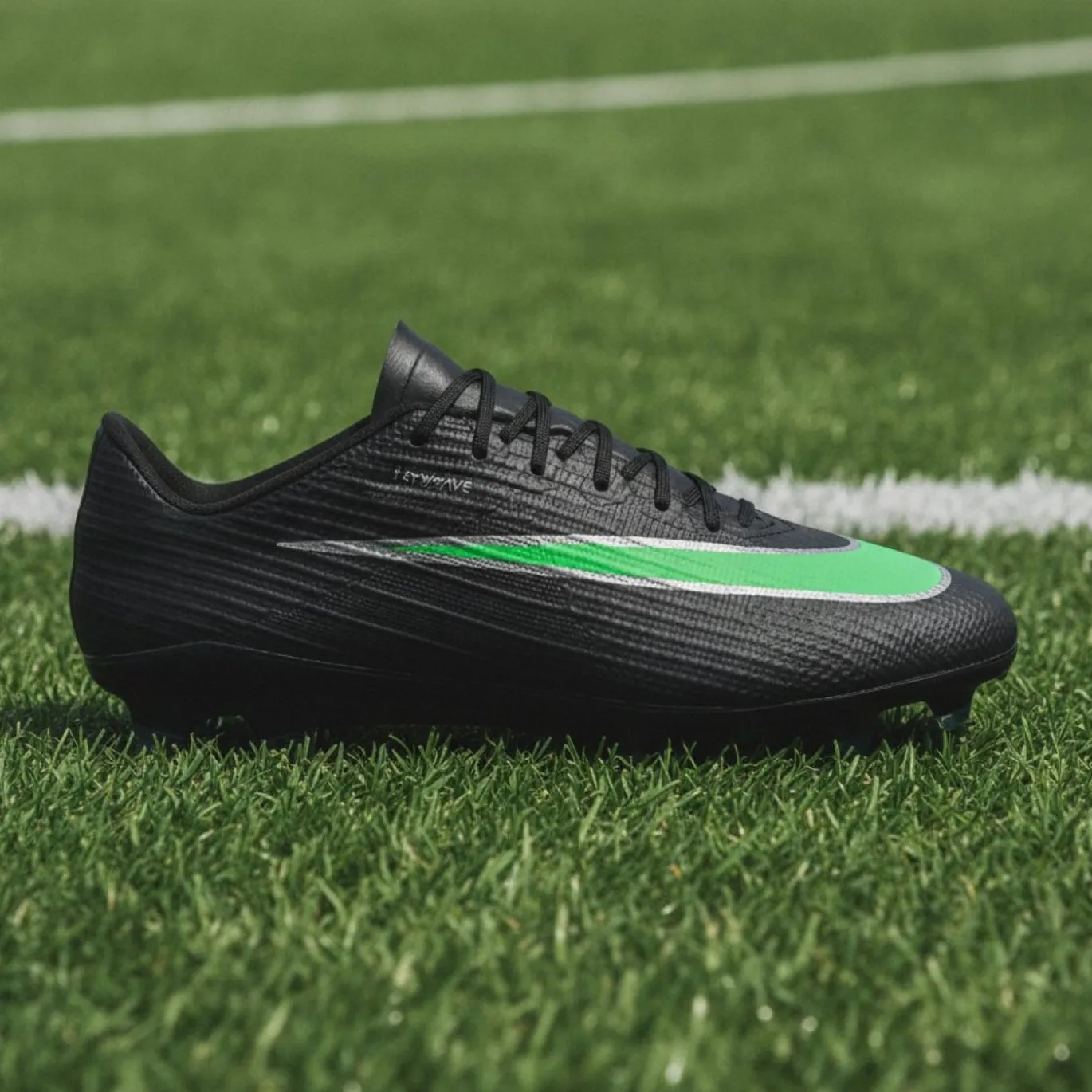 Nike Zoom Mercurial Superfly 11 Pro Gras Voetbalschoenen (FG) Zwart Felgroen Zilvergrijs