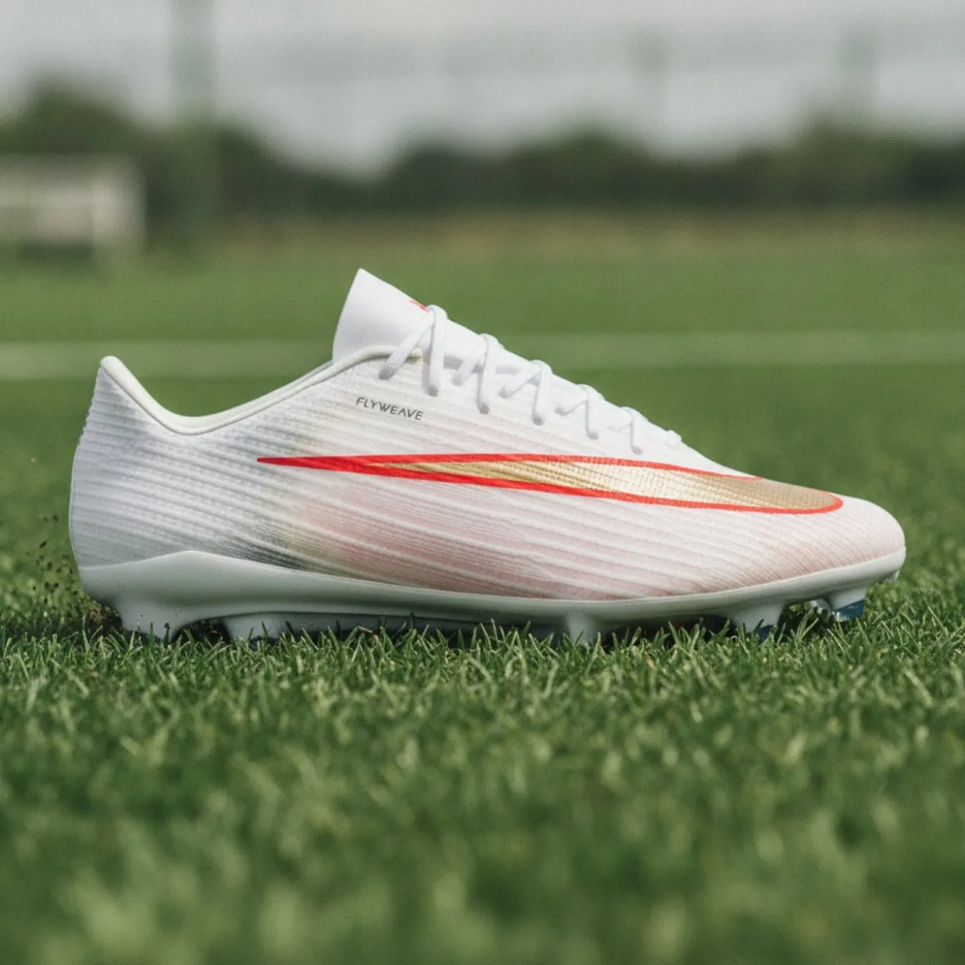 Nike Zoom Mercurial Superfly 11 Pro Gras Voetbalschoenen (FG) Wit Felrood Goud