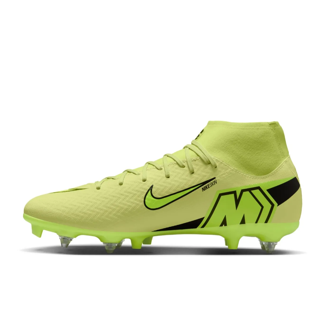 Nike Zoom Mercurial Superfly 10 Academy IJzeren-Nop Voetbalschoenen (SG) Anti-Clog Geel Neongeel Oranje